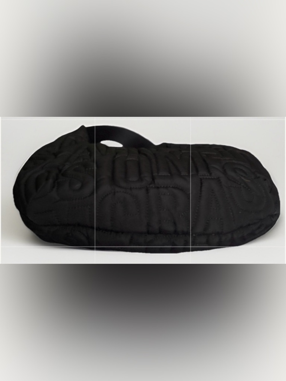 Marc Jacobs NWT Nylon Jumbled Logo Black Quilted Shoulder Bag - Picture 12 of 13